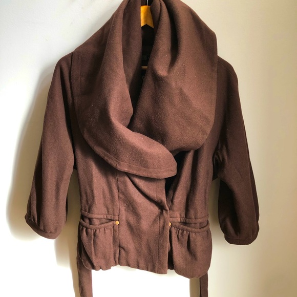 Red by Marc Ecko Cape Jacket- Brown - Picture 1 of 3